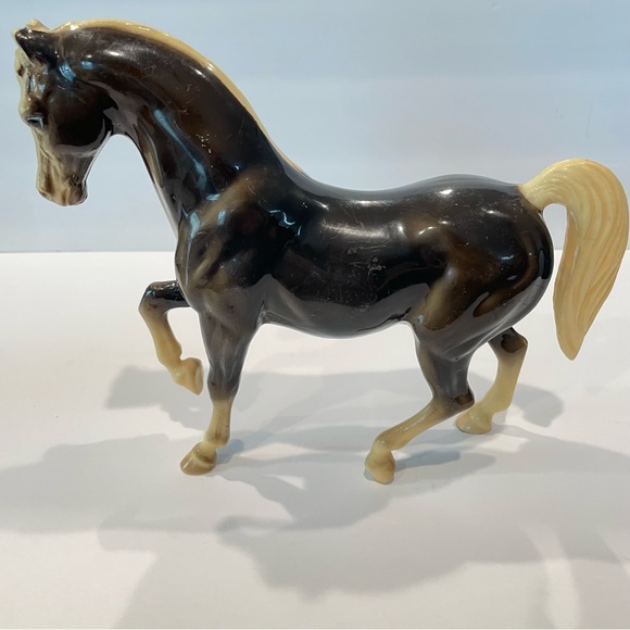 Vintage Breyer #201 Hickory Charcoal Glossy Arabian Stallion Horse - Picture 3 of 12
